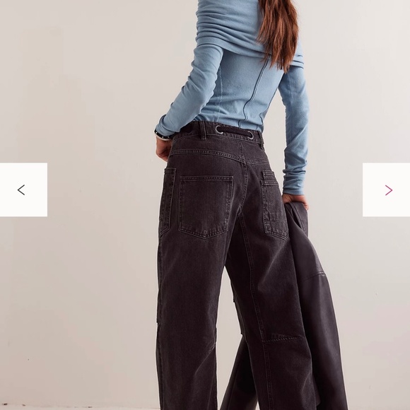 We The Free Moxie Pull-On Barrel Jeans Size 27 - Picture 4 of 7